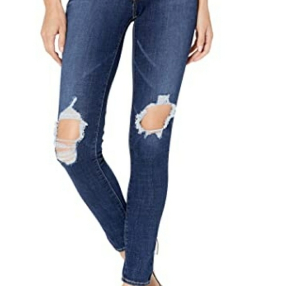 LEVI'S 711 Mid Rise Skinny Denim Jeans sz 24 NWT - Picture 2 of 10